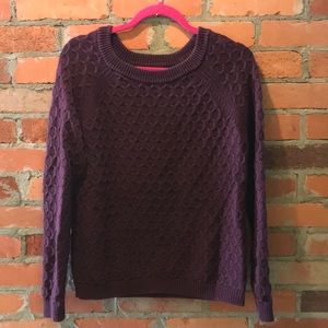 Plum cotton sweater